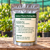 Indoor Plants Potting Mix silver pack back in nursery