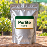 Perlite 500 g silver pack front in nursery